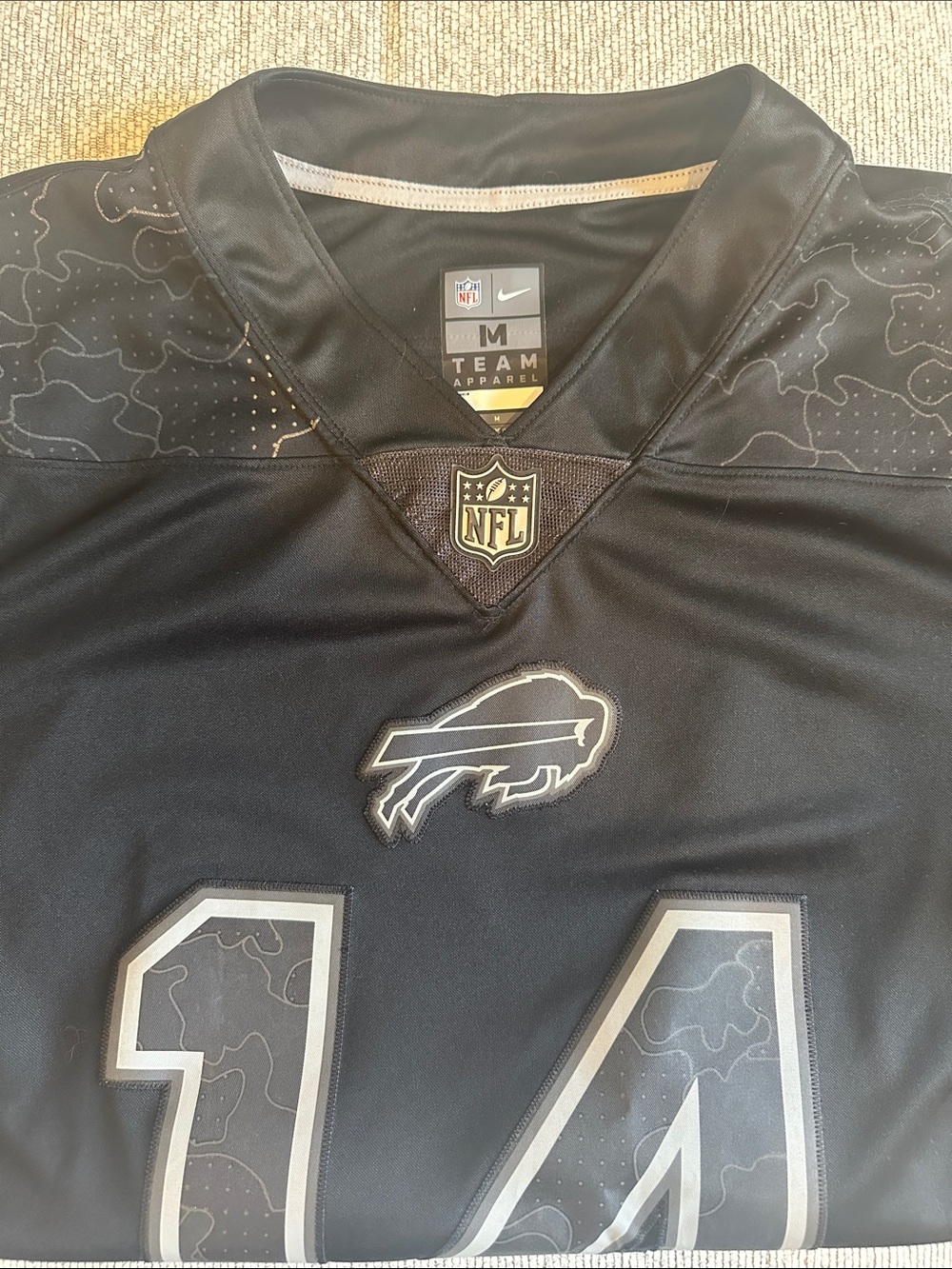 Nike Black Buffalo Bills #14 Team Jersey